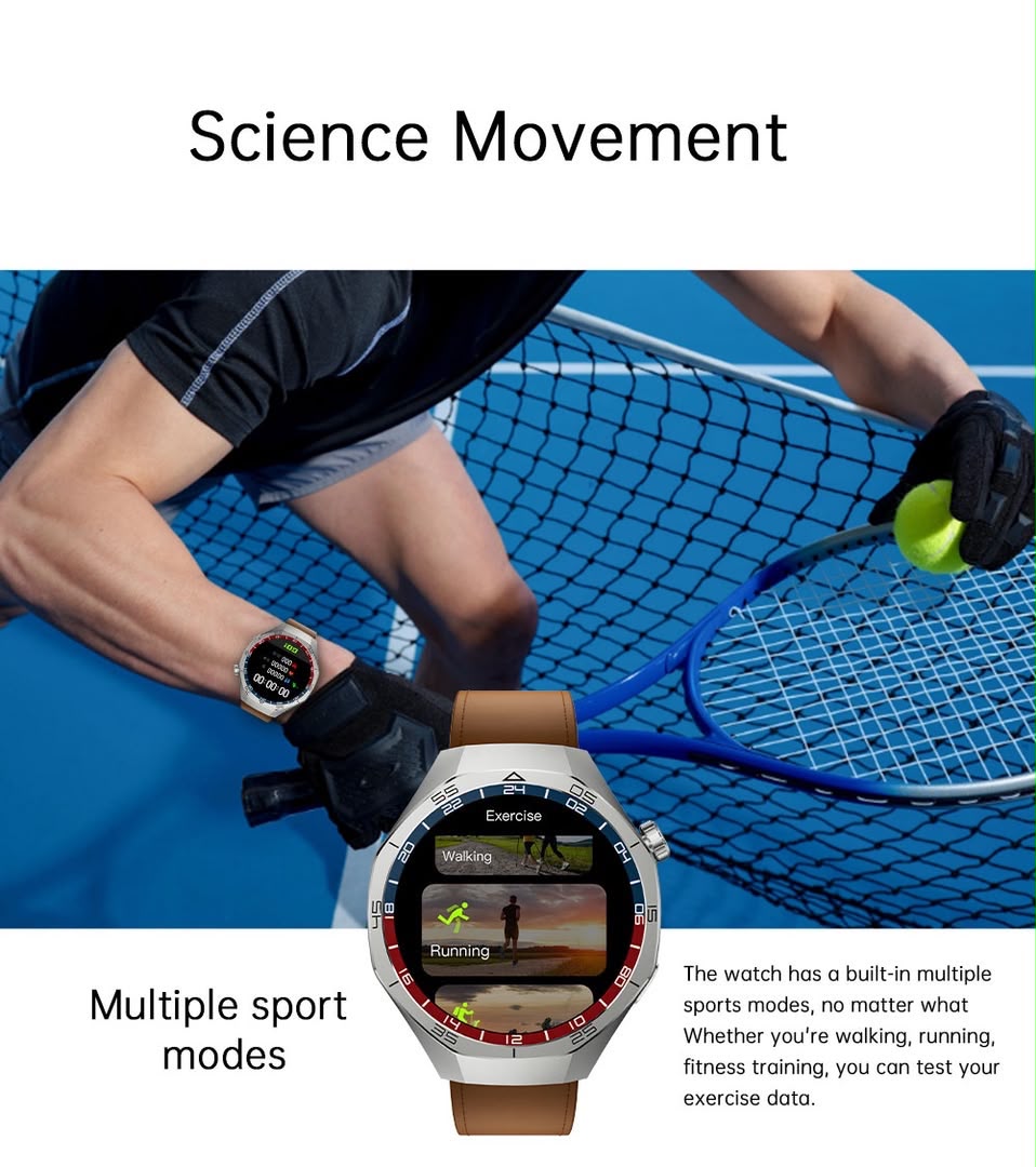 Smartwatch watch5 GTR AMOLED. Élégance, performance et Connectivité au quotidien