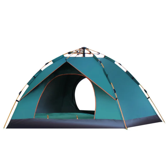 Tente de camping automatique double entrée 3 places