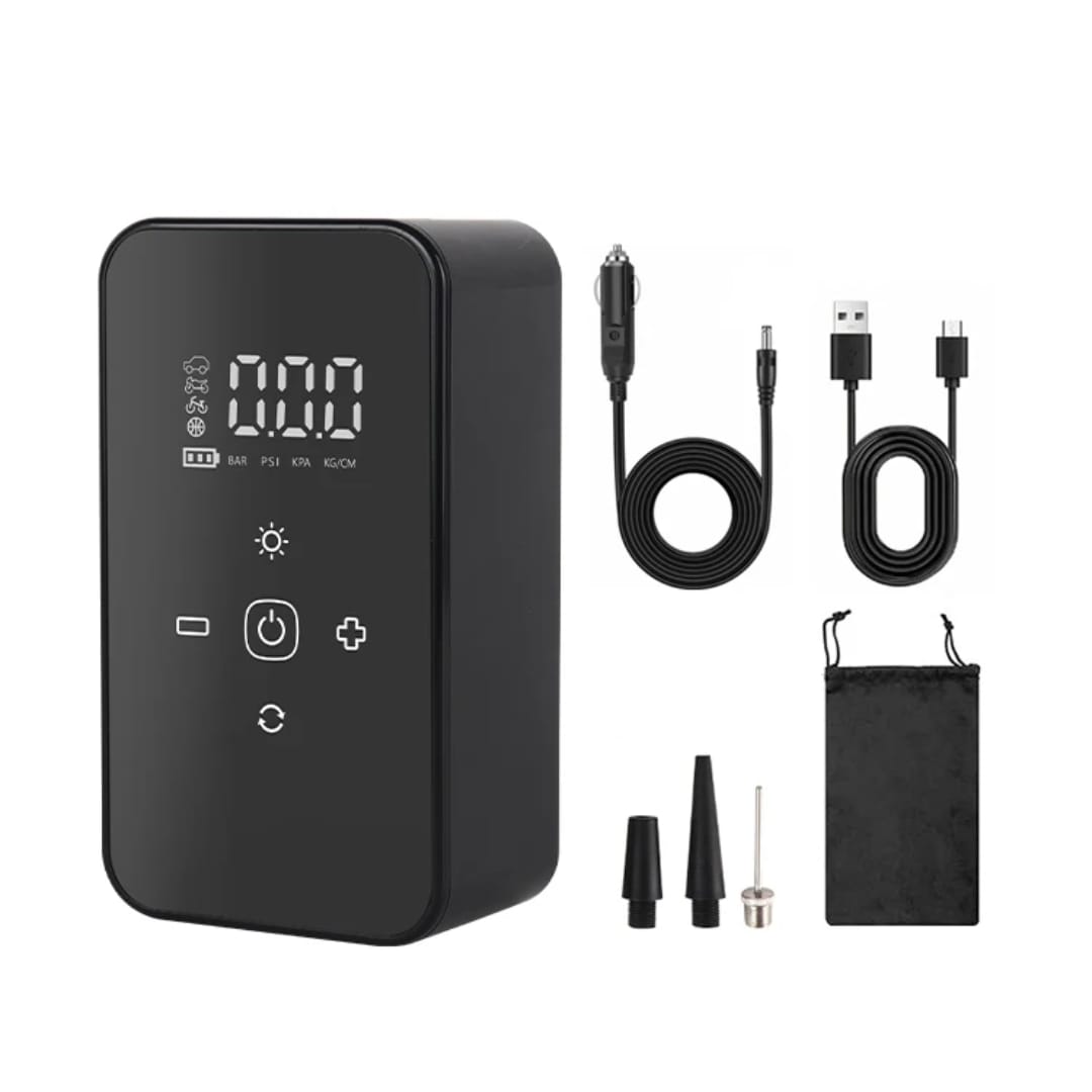 Compresseur d'air électrique numérique rechargeable portable