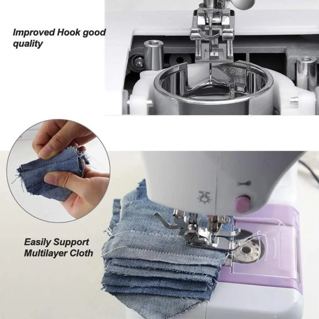 Machine à coudre électrique multifonction qui fait la broderie