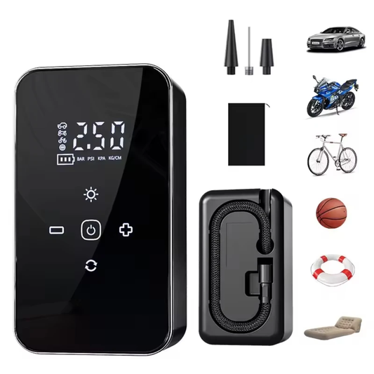 Compresseur d'air électrique numérique rechargeable portable