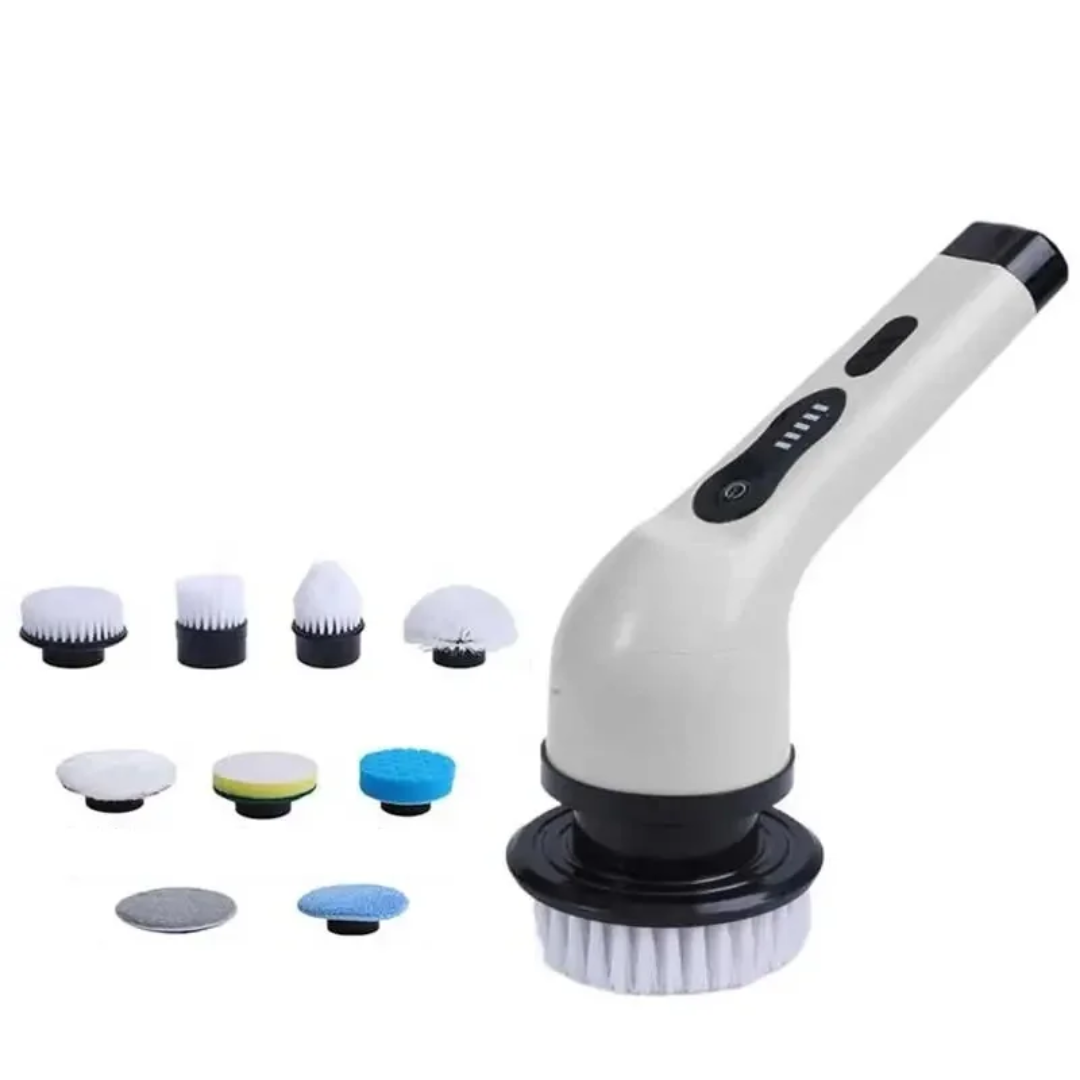 🔹 Brosse Électrique 9 en 1 Rechargeable – Nettoyez Toute la Maison Sans Effort !