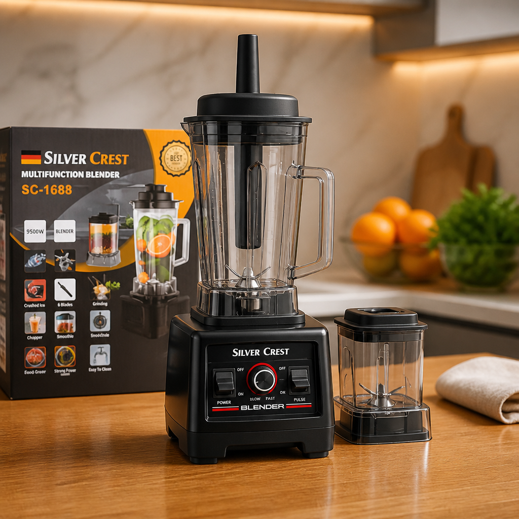 Blender sliver criest/ Kenwood multifonction 3L, 9500w