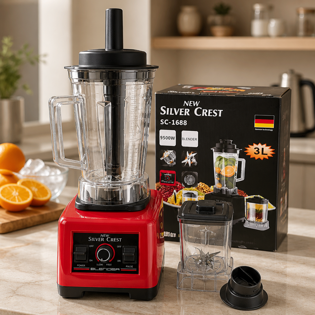 Blender sliver criest/ Kenwood multifonction 3L, 9500w