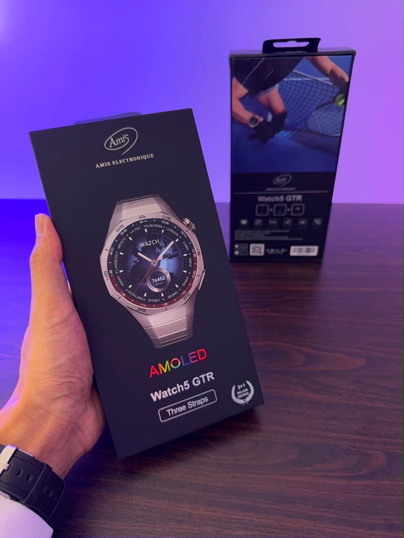 Smartwatch watch5 GTR AMOLED. Élégance, performance et Connectivité au quotidien