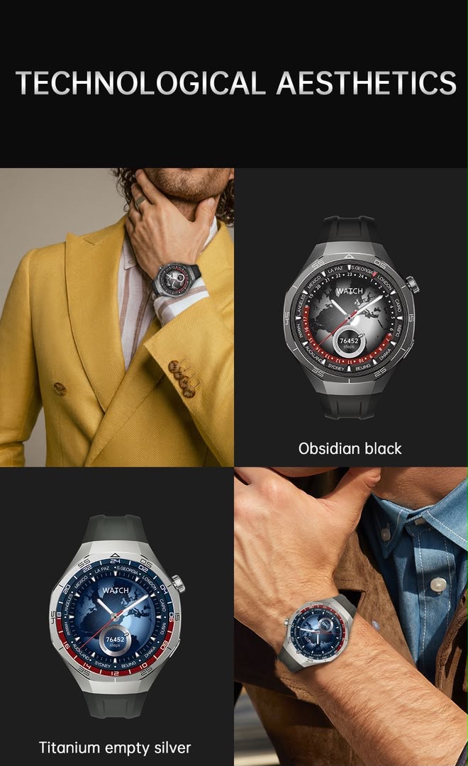 Smartwatch watch5 GTR AMOLED. Élégance, performance et Connectivité au quotidien