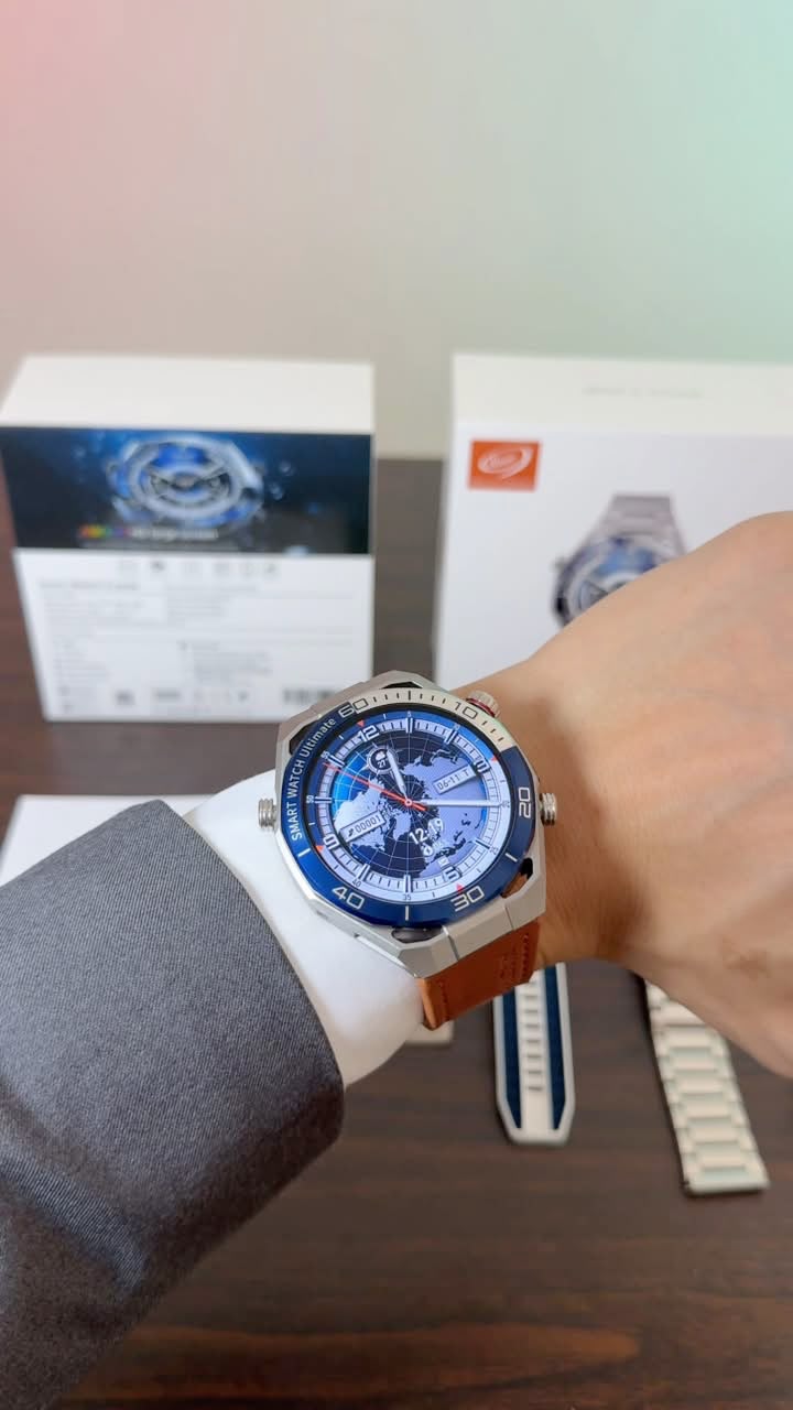 ⌚ SMART WATCH ULTRA AMOLED – Élégance, Performance et Technologie à votre Poignet ! Watch 6 PEAK