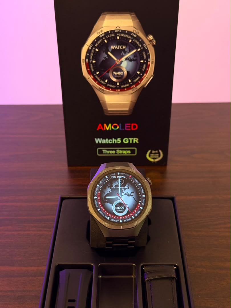 Smartwatch watch5 GTR AMOLED. Élégance, performance et Connectivité au quotidien