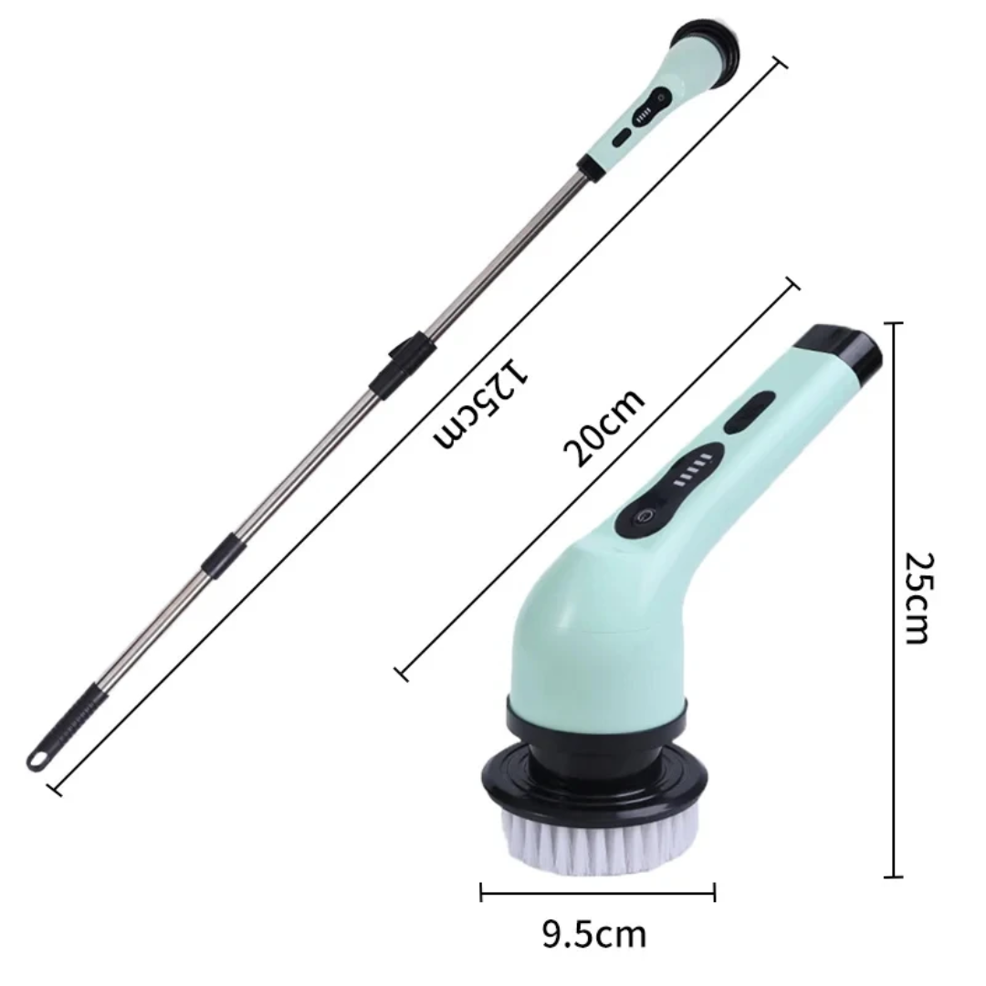 🔹 Brosse Électrique 9 en 1 Rechargeable – Nettoyez Toute la Maison Sans Effort !