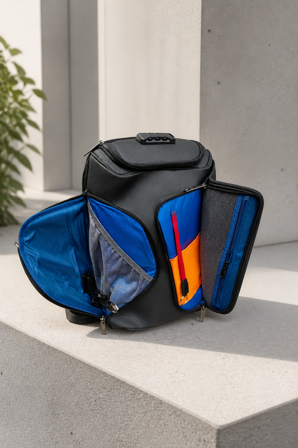 🎒 Grand Sac à Dos 1009 – L'alliance parfaite entre sécurité, élégance et praticité et pour ordinateur ! 🔒✨