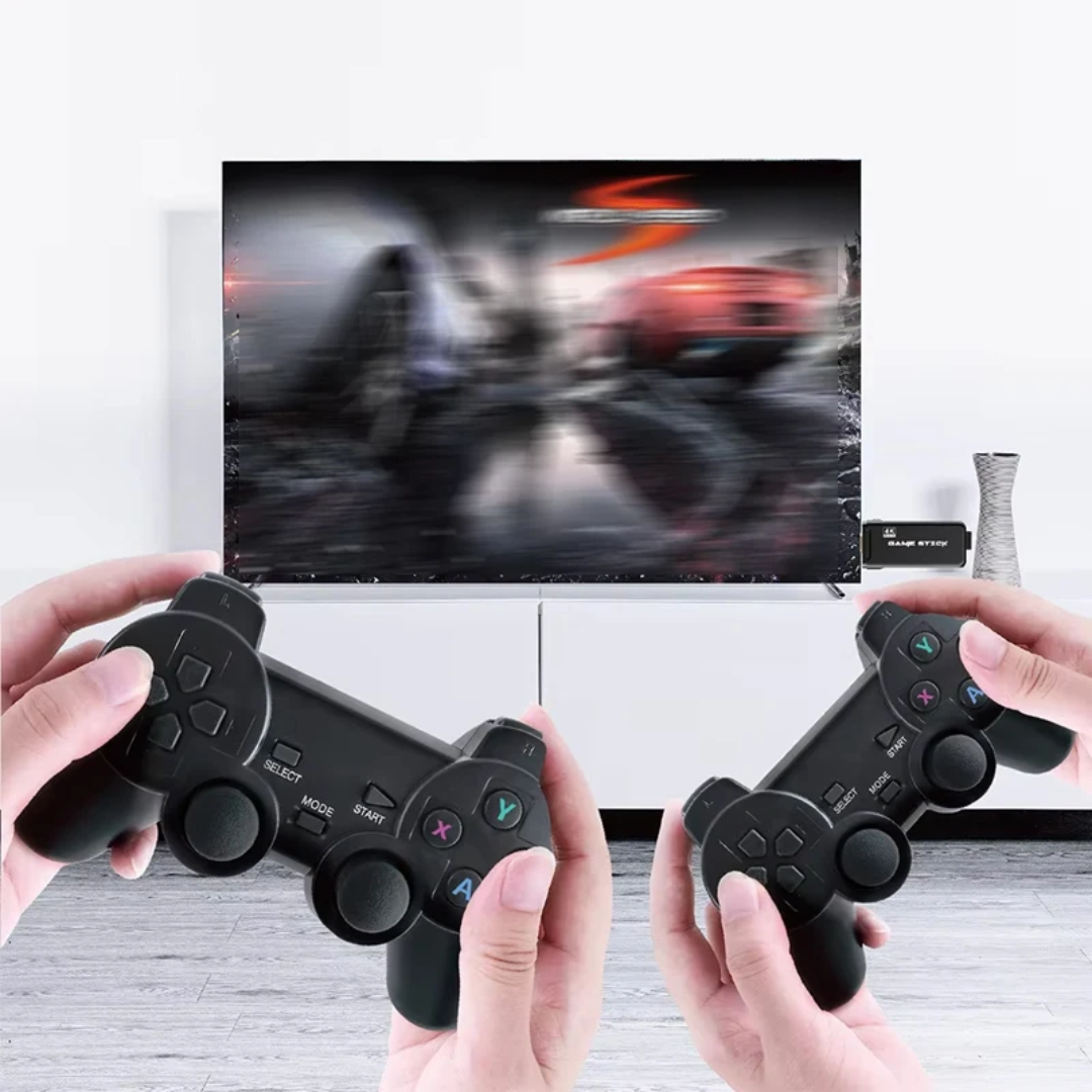 Mini console de jeux vidéo sans Fil HDMI avec 2 manettes