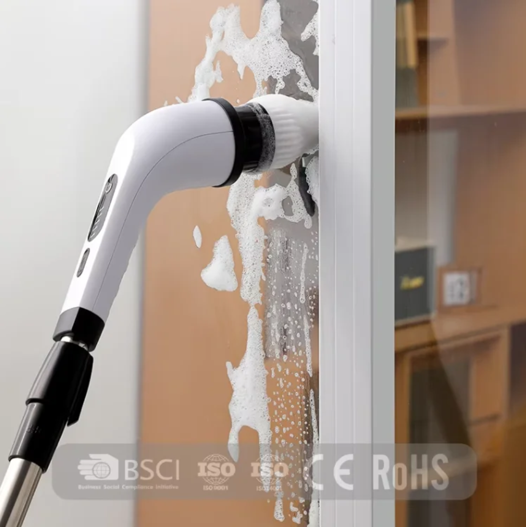 🔹 Brosse Électrique 9 en 1 Rechargeable – Nettoyez Toute la Maison Sans Effort !