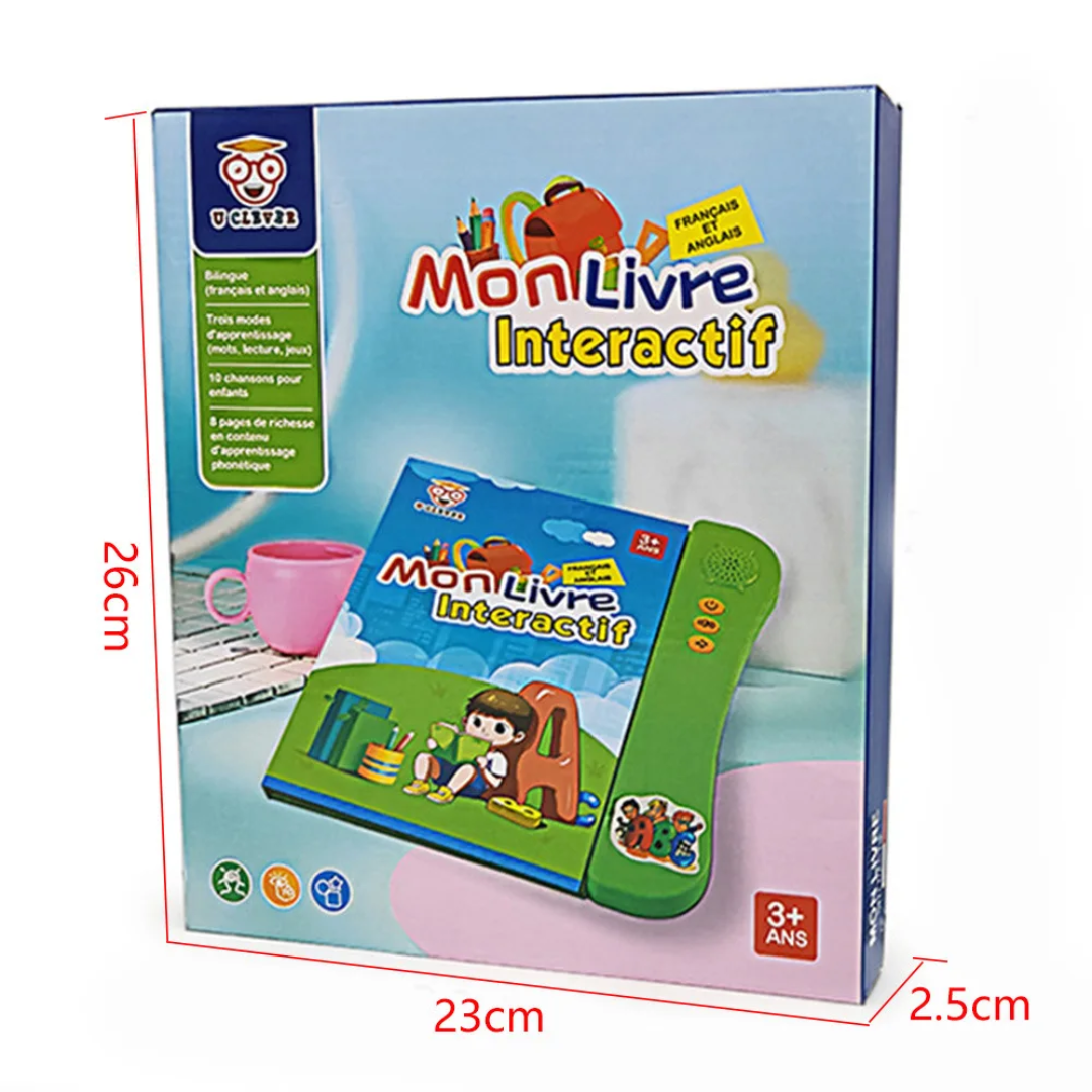 Mon Livre Interactif Bilingue (Français & Anglais) – Apprendre en s’amusant !