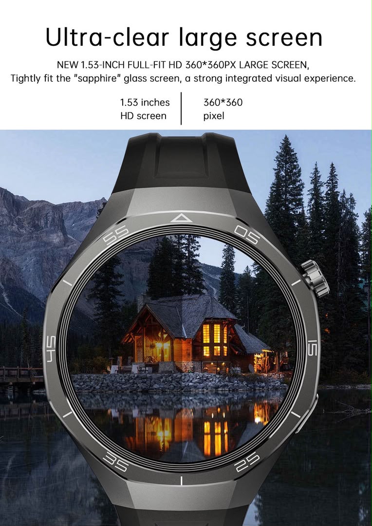 Smartwatch watch5 GTR AMOLED. Élégance, performance et Connectivité au quotidien