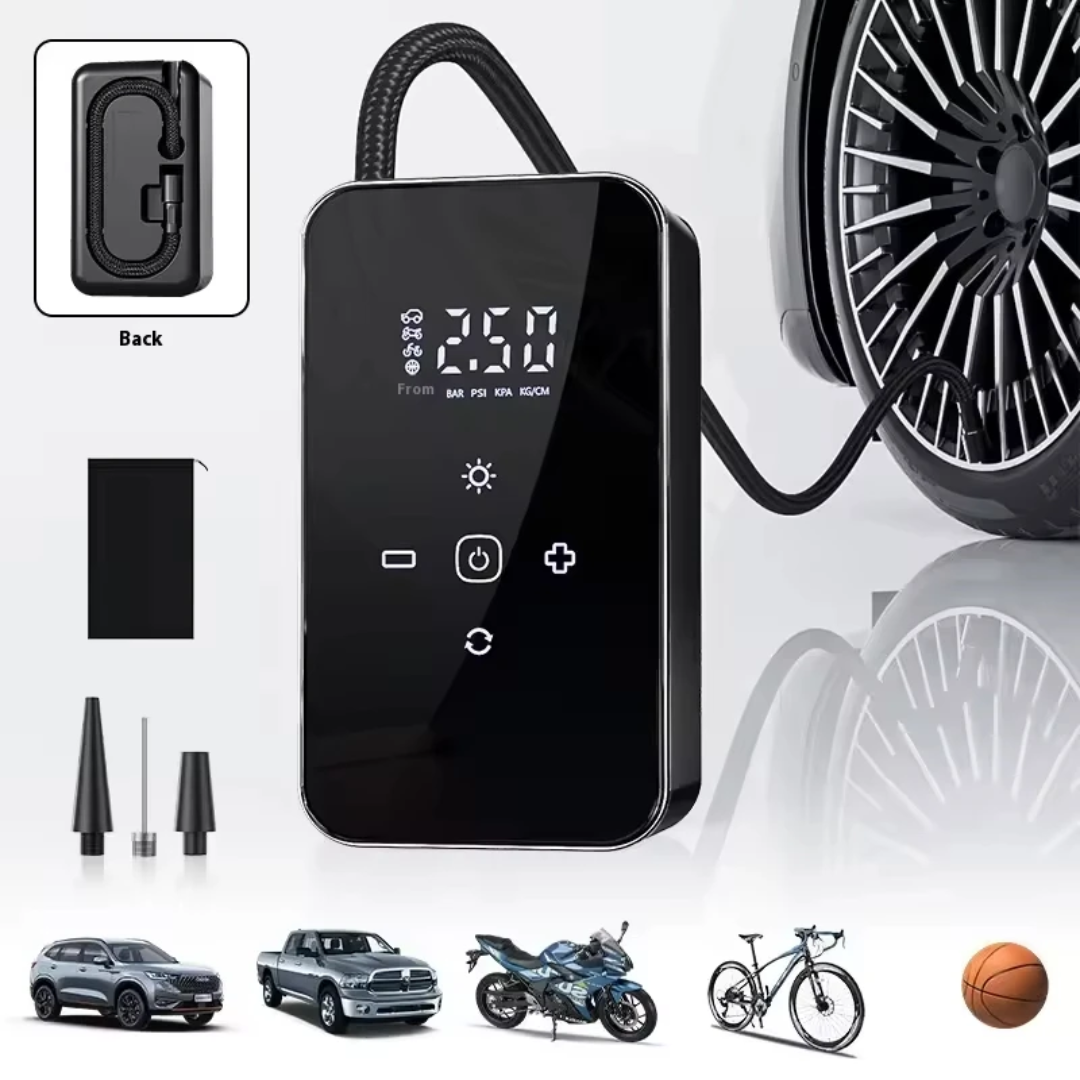 Compresseur d'air électrique numérique rechargeable portable