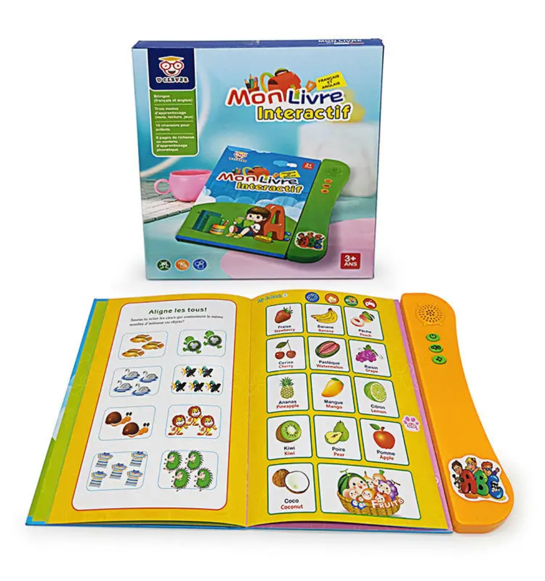 Mon Livre Interactif Bilingue (Français & Anglais) – Apprendre en s’amusant !