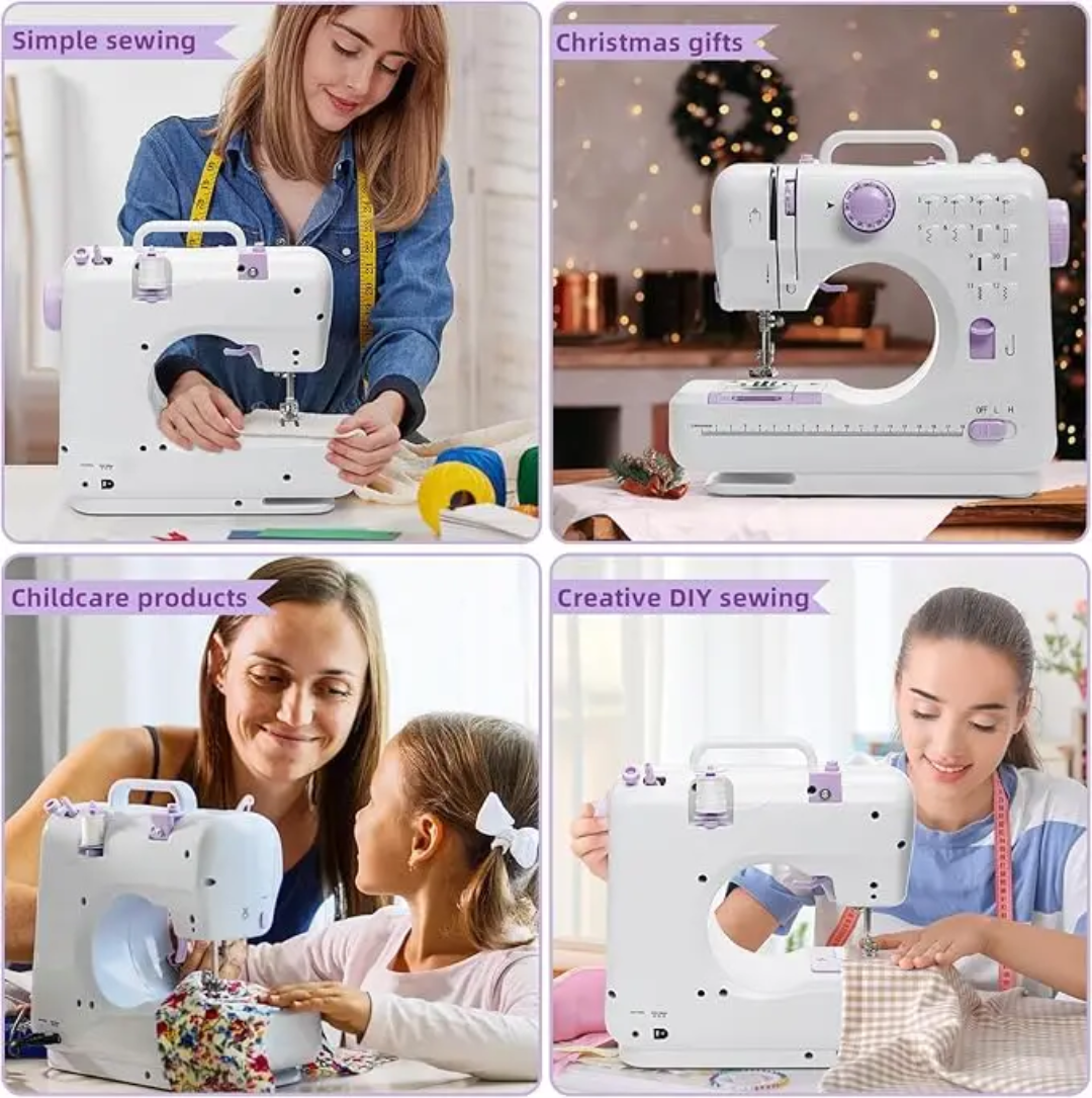Machine à coudre électrique multifonction qui fait la broderie
