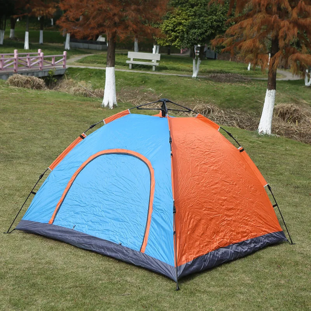 Tente de camping automatique 1 entrée 1 fenêtre 3 places