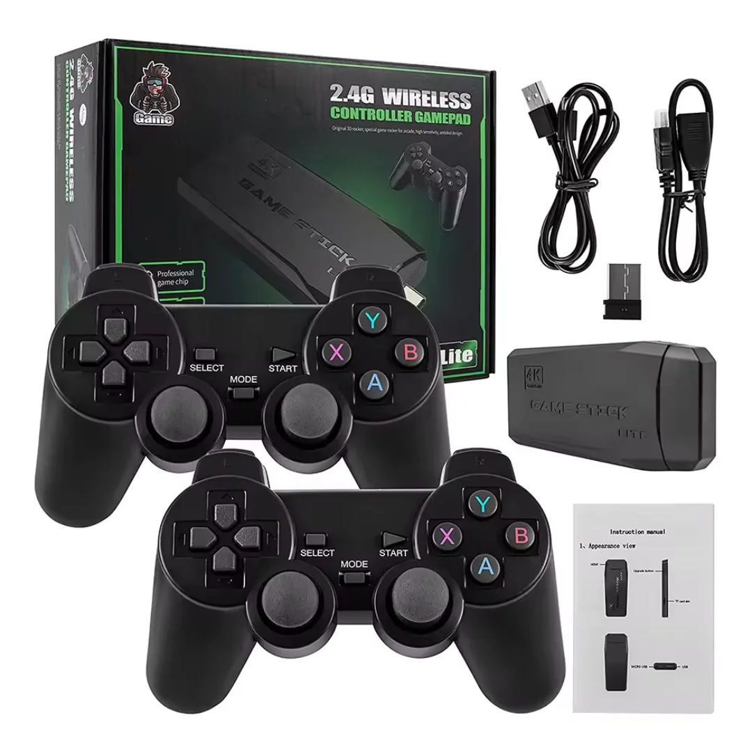 Mini console de jeux vidéo sans Fil HDMI avec 2 manettes