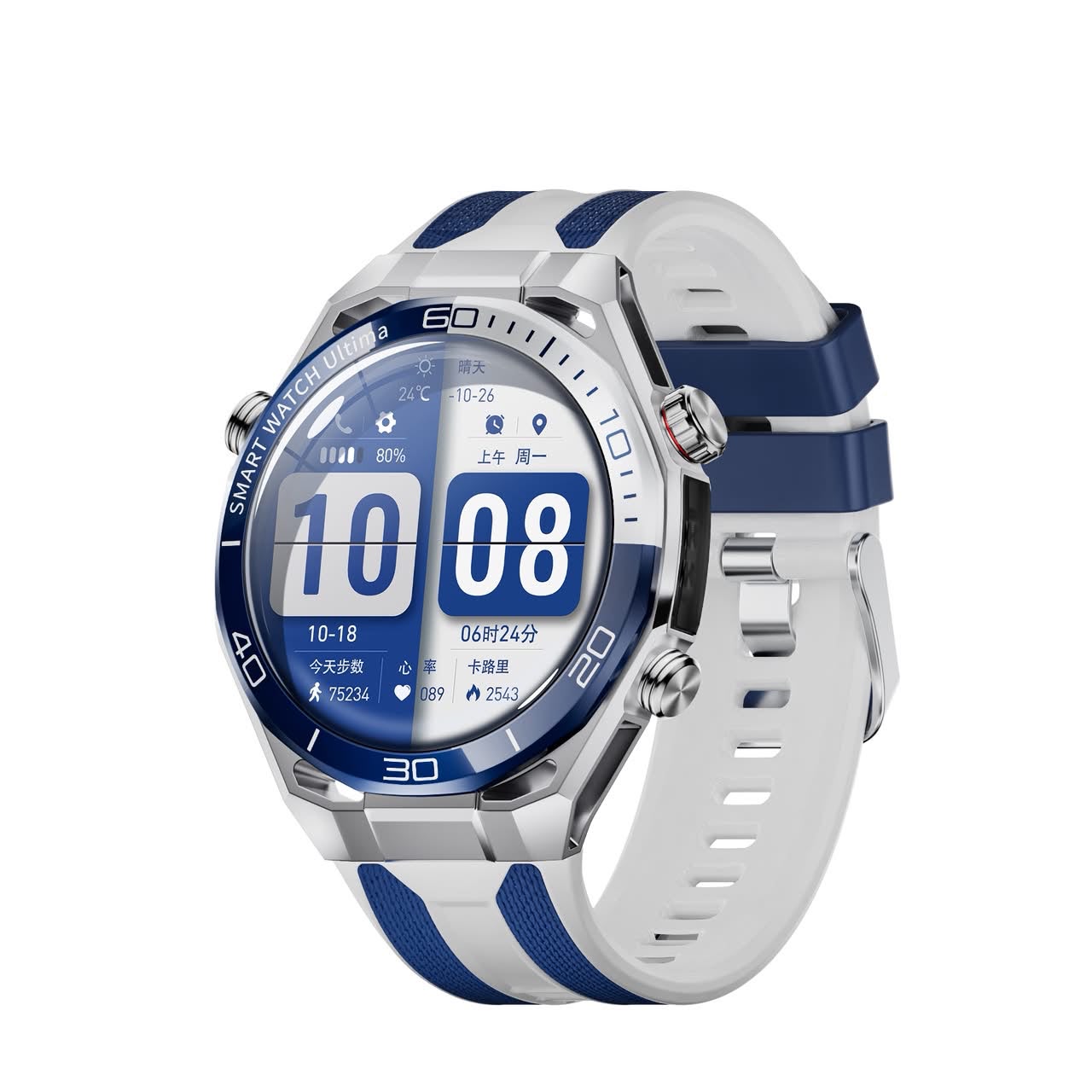 ⌚ SMART WATCH ULTRA AMOLED – Élégance, Performance et Technologie à votre Poignet ! Watch 6 PEAK